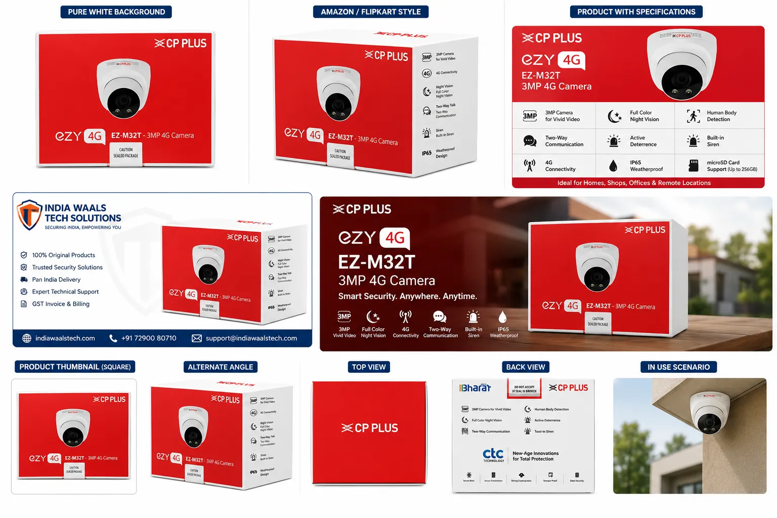 CP PLUS 3MP 4G Camera